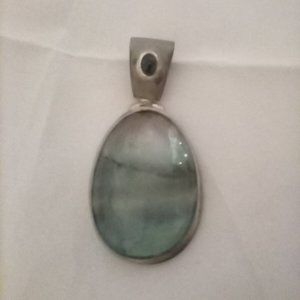 Aqua Fluorite Pendant, Neiman Marcus